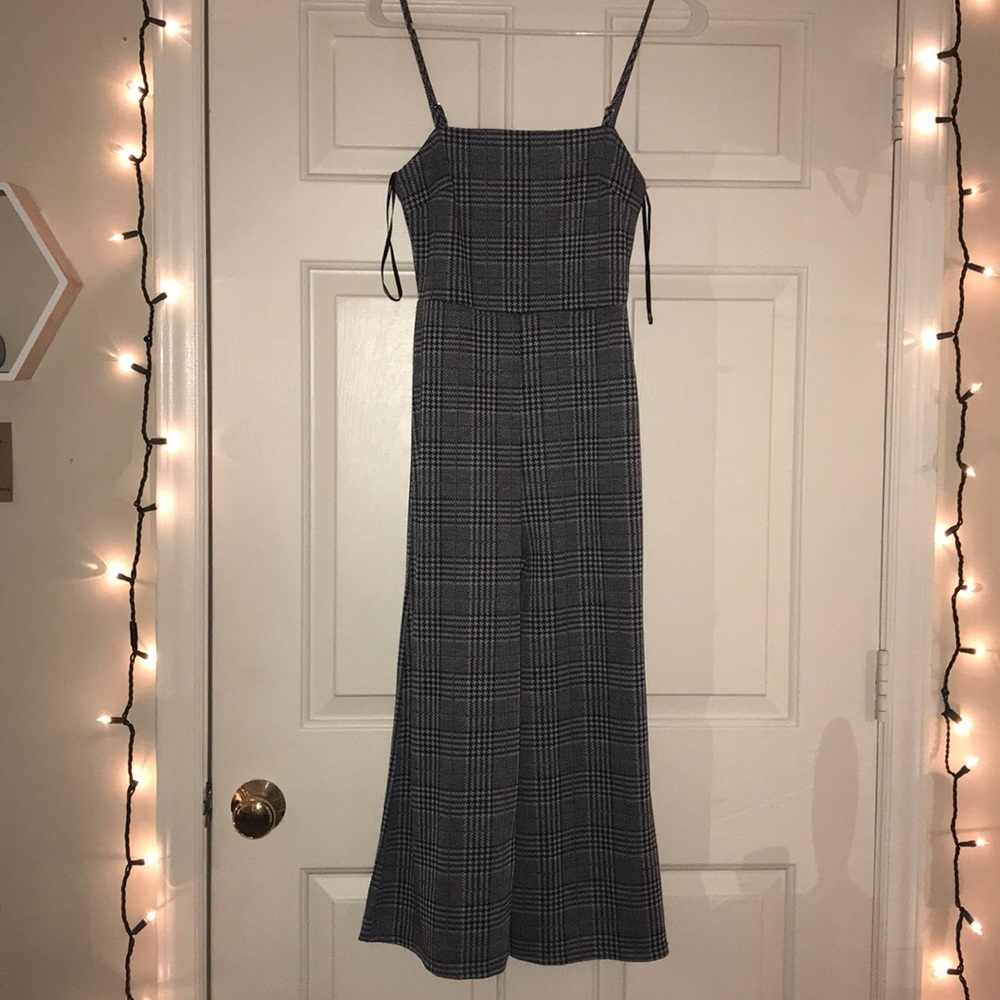 Forever 21 crop jumpsuit
